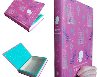 Hollow Book Safe A Little Princess | Classic Book Safe Hollowed Out Book | Book Box | Secret Money Stash Book | Secret Hidden Gift Card Box