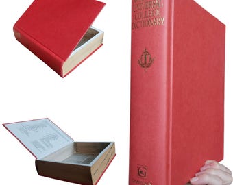 Webster's Dictionary Deep Hollow Book Safe | Hollowed Out Book | Book Gift Box | Secret Storage Stash Box | Secret Compartment False Book
