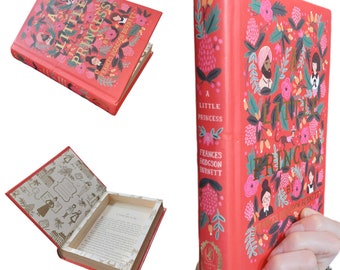 Hollow Book Safe A Little Princess | Classic Book Safe Hollowed Out Book | Book Box | Secret Money Stash Book | Secret Hidden Gift Card Box