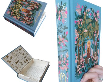 Hollow Book Safe Anne of Green Gables | Classic Book Safe Hollowed Out Book | Book Box | Secret Money Stash Book Box | Secret Compartment