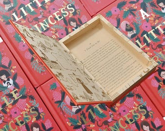 Hollow Book Safe A Little Princess | Classic Book Safe Hollowed Out Book | Book Box | Secret Money Stash Book | Secret Hidden Gift Card Box