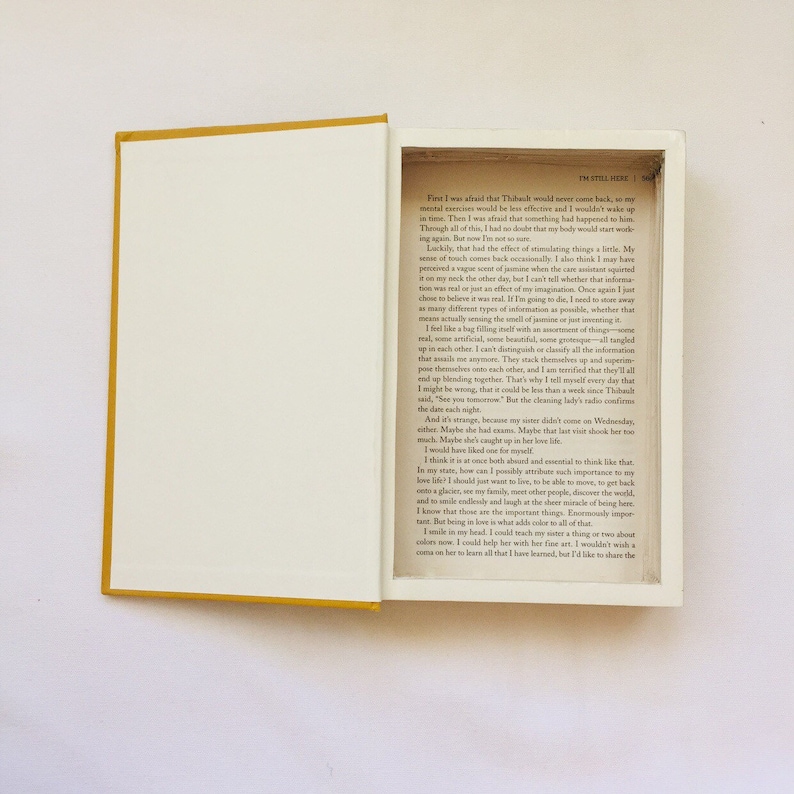 Colorful Hollow Book Box Safe Book Safe Hollowed Out Book Etsy