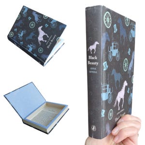 Black Beauty Hollow Book Safe | Classic Book Safe Hollowed Out Book | Book Box | Secret Money Stash Book Box | Secret Hidden Compartment