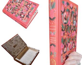 Hollow Book Safe A Little Princess | Classic Book Safe Hollowed Out Book | Book Box | Secret Money Stash Book | Secret Hidden Gift Card Box