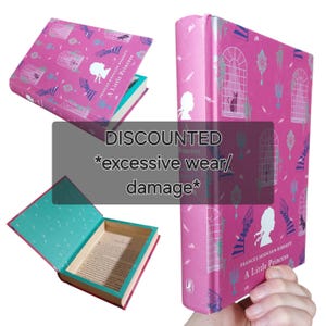 DISCOUNTED Little Princess Hollow Book Safe | Classic Book Safe Hollowed Out Book | Secret Money Stash Book | Secret Hidden Compartment