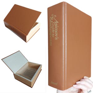 Guide to Shakespeare Hollow Book Safe Box | Hollow Book | Classic Literature Hollow Book Safe | Hollowed Out Book Vintage Upcycled Book Gift