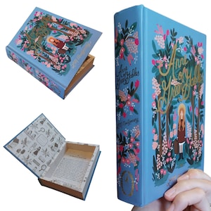 Hollow Book Safe Anne of Green Gables | Classic Book Safe Hollowed Out Book | Book Box | Secret Money Stash Book Box | Secret Compartment
