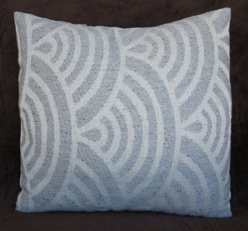 Pillow cover grey 16x16,18x18, grey pillow cover any size, design fabric throw pillow cover, any size and ready to ship cushion cover image 1