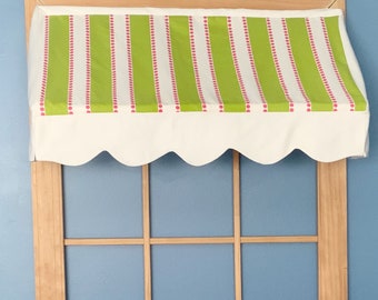 Awning custom valance, indoor awning,  party awning in fabric, classroom awning decor, shop decoration awning canopy.