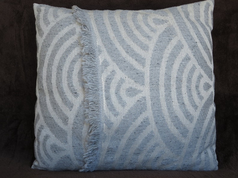 Pillow cover grey 16x16,18x18, grey pillow cover any size, design fabric throw pillow cover, any size and ready to ship cushion cover image 2