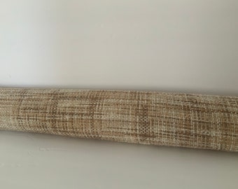 Upholstery Door Draft Stopper Cover, Natural Fabric Blocker (Unfilled)