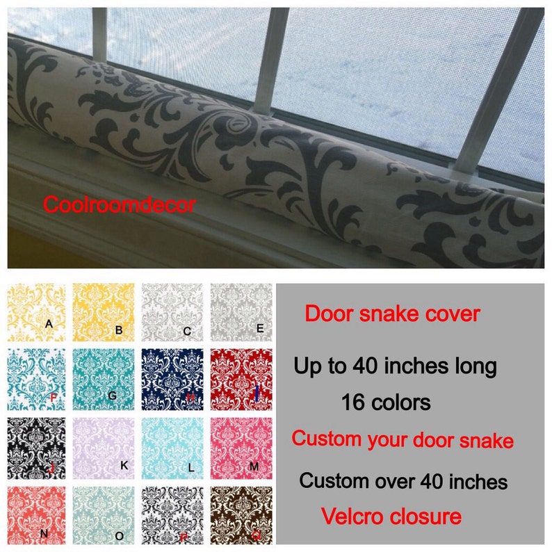 Door Draft Blocker Draft Blocker Breeze Blocker Cover Door Etsy