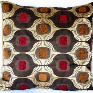 Sale, Brown pillow set, 18x18 pillow cover set, fabric is designed with dark and light colors.