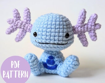 Wooper Crochet Amigurumi Pattern