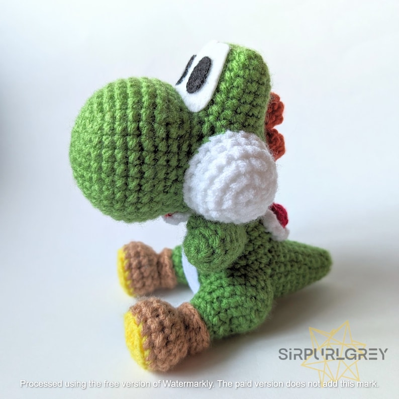 Yoshi Amigurumi Crochet Pattern - Etsy