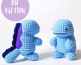 Quagsire Amigurumi Crochet Pattern