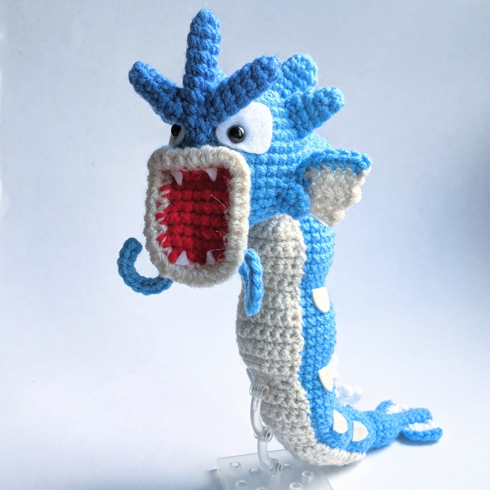 Gyarados Pokemon Amigurumi Crochet Pattern Etsy México