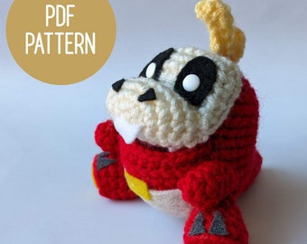 Fuecoco Crochet Amigurumi Pattern