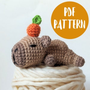 Capybara Amigurumi Crochet Pattern