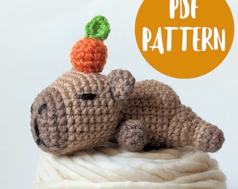 Capybara Amigurumi Crochet Pattern