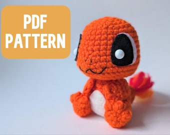 Charmander Crochet Amigurumi Pattern