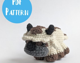 Appa (Avatar the Last Airbender) Amigurumi Crochet Pattern