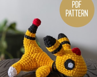Sleepy Ampharos Amigurumi Crochet Pattern