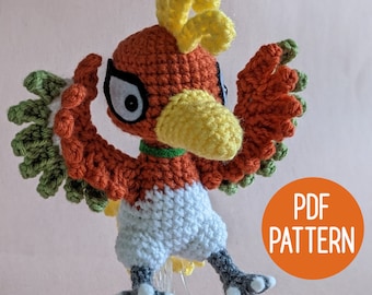 Ho-oh Pokemon Amigurumi Crochet Pattern