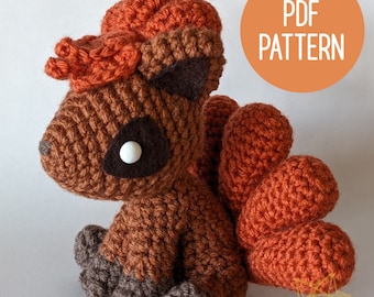 Vulpix Amigurumi haakpatroon