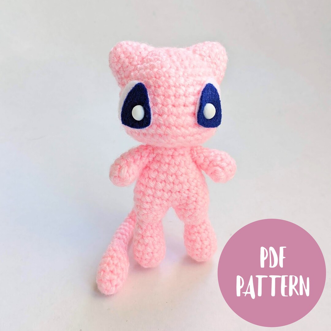 Mew Pokemon Amigurumi Crochet Pattern Etsy Canada