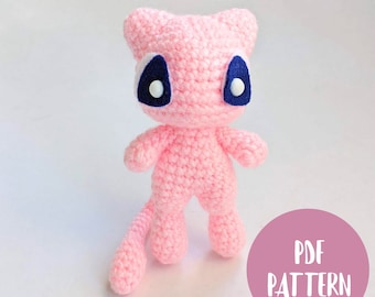 Mew (Pokemon) Amigurumi Crochet Pattern