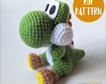 Yoshi Amigurumi Crochet Pattern