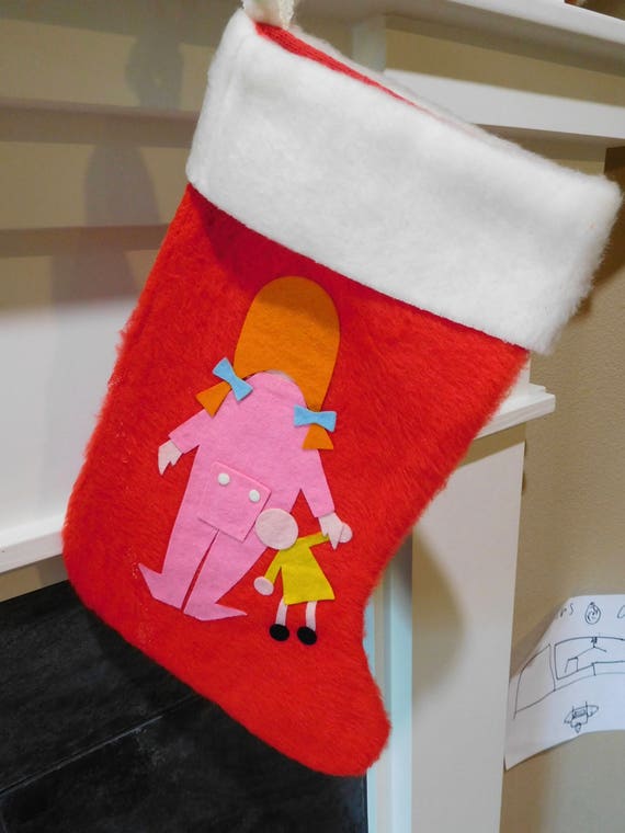 little girl christmas stocking