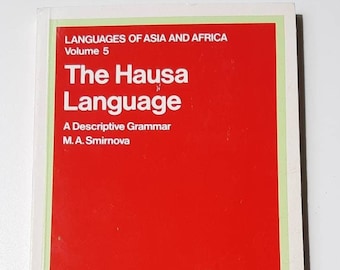 Hausa Language Descriptive Grammar Book by M Mira Smirnova 1982 || Vintage Niger/Nigerian/West + Central Africa Language Textbook in English