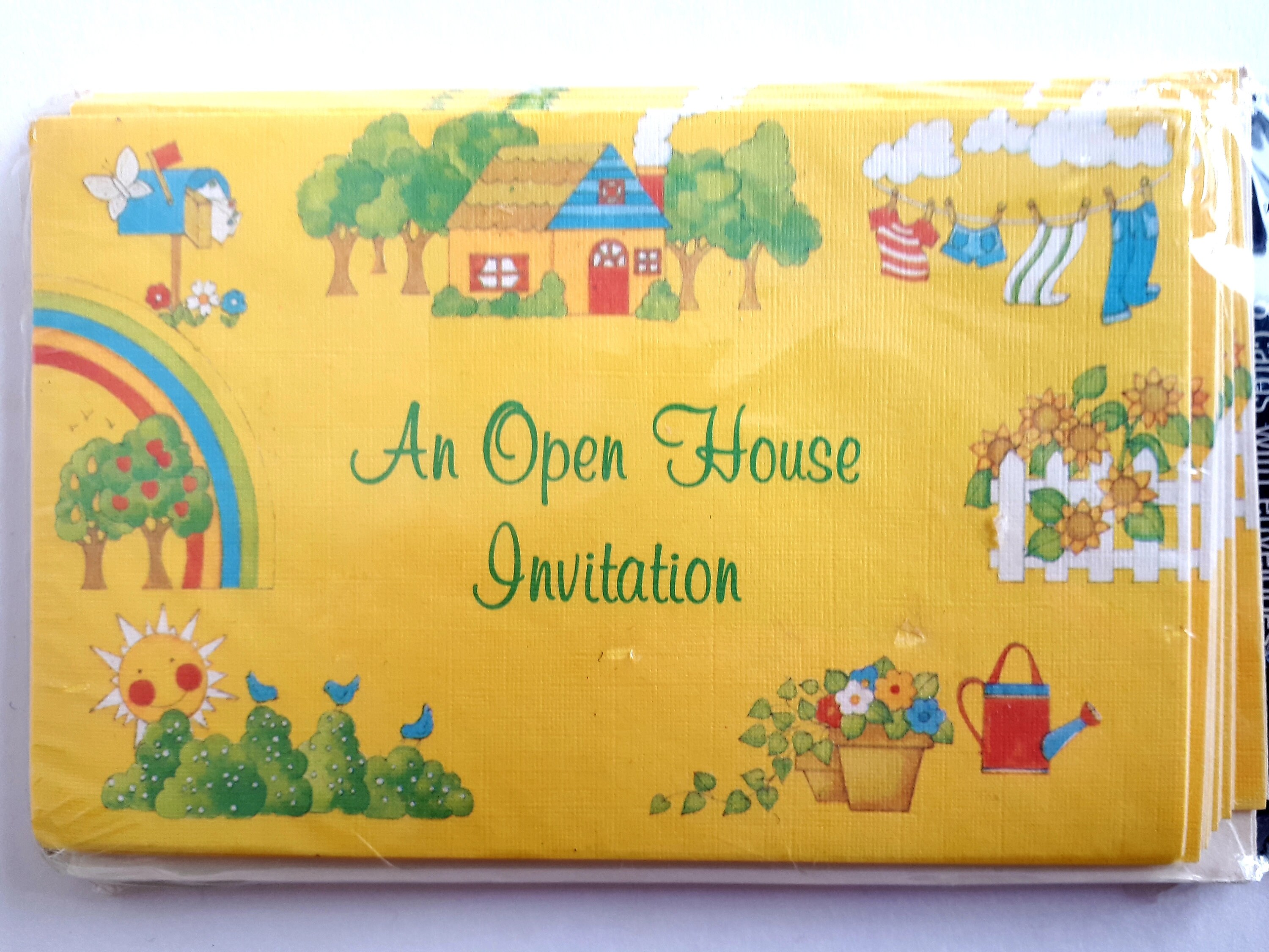 8 Vintage Open House Invitation Card & Envelopes: Hope | Etsy