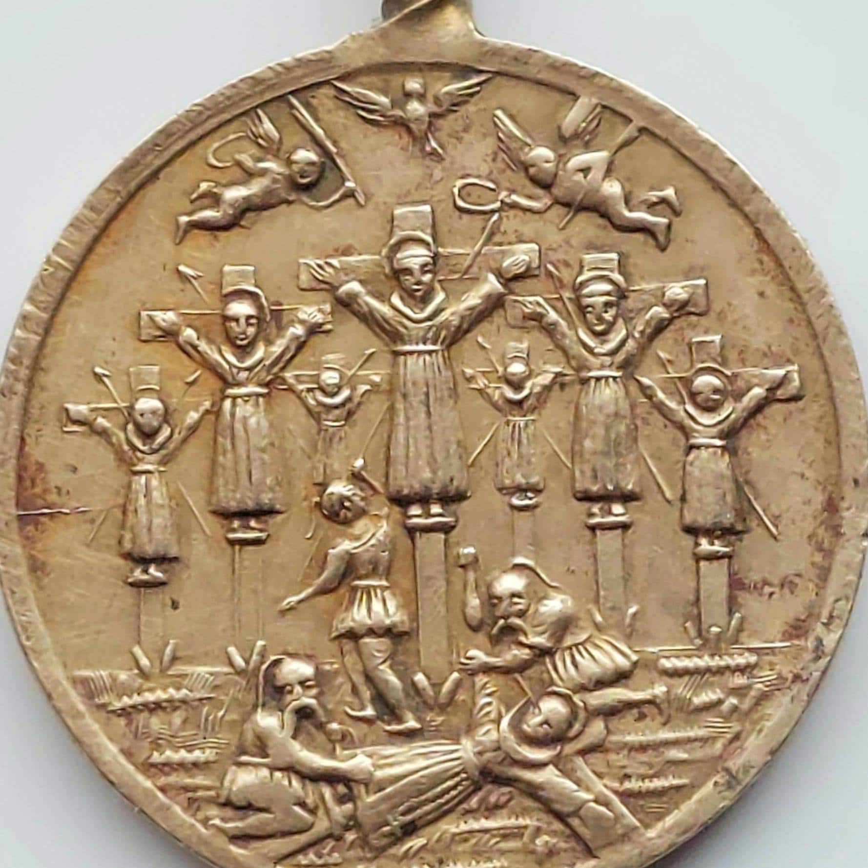 1862 Nagasaki Martyrs of Japan Canonization Medal—holy 23/26