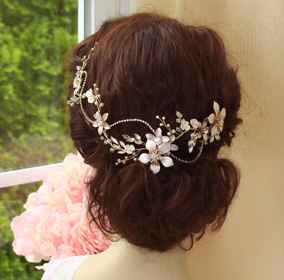 Bridal Hair Vine Wedding Hair Accessories Bridal Hair Piece Etsy