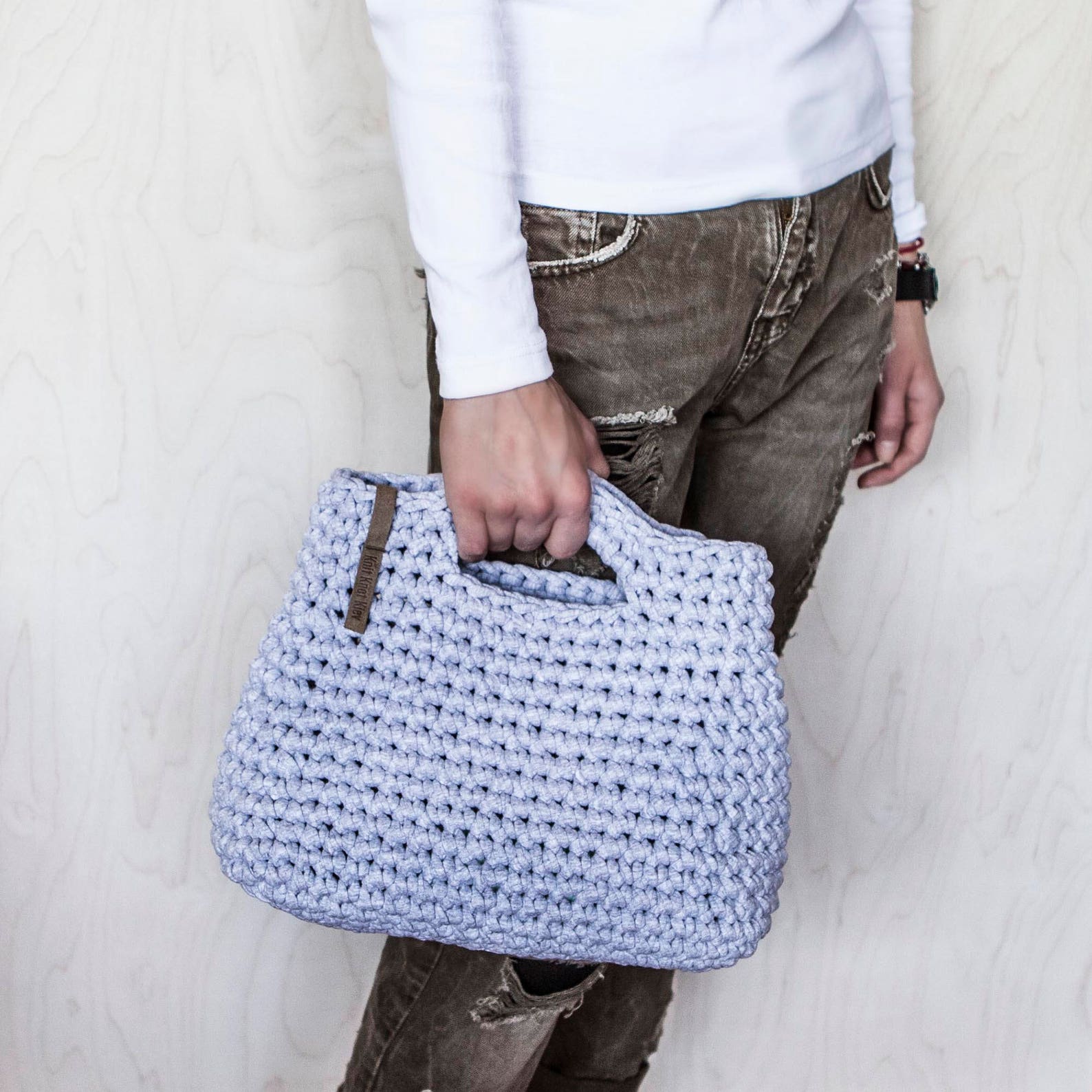 Crochet Chunky Yarn Handbag Video Tutorial and Pattern/ Etsy