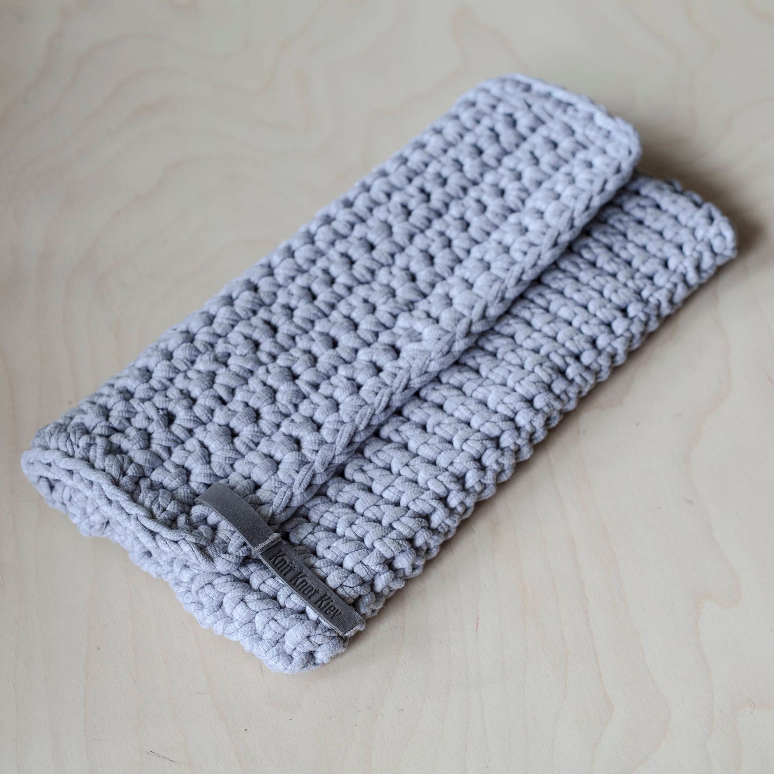 Crochet Chunky Yarn Clutch Bag Video Tutorial and Pattern/ Etsy
