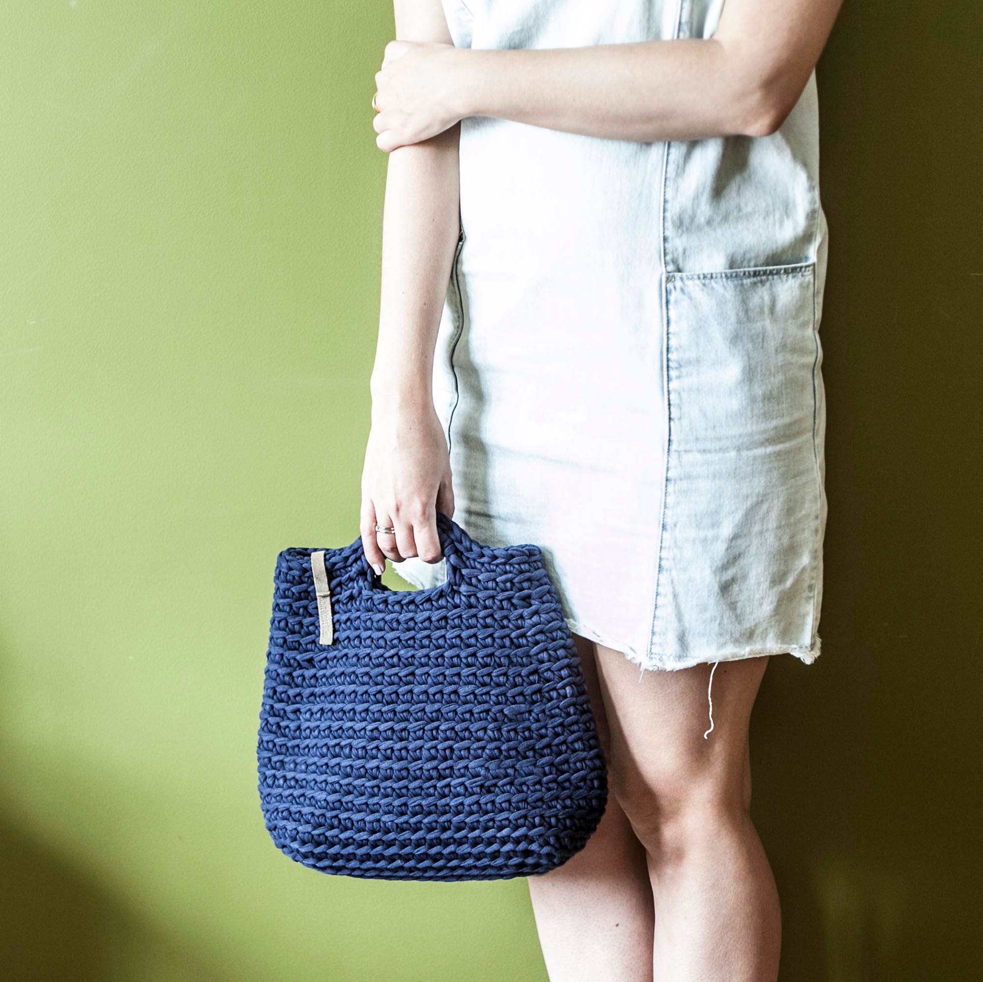 Crochet Chunky Yarn Handbag Video Tutorial and Pattern/ Etsy