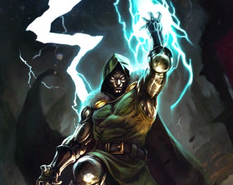 Dr. Doom Officially licensed Artist Proof Print