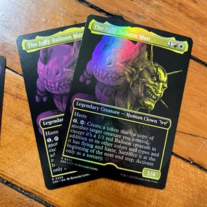 The Jolly Balloon Man Showcase - Magic the Gathering Artist Proof Card Signed
