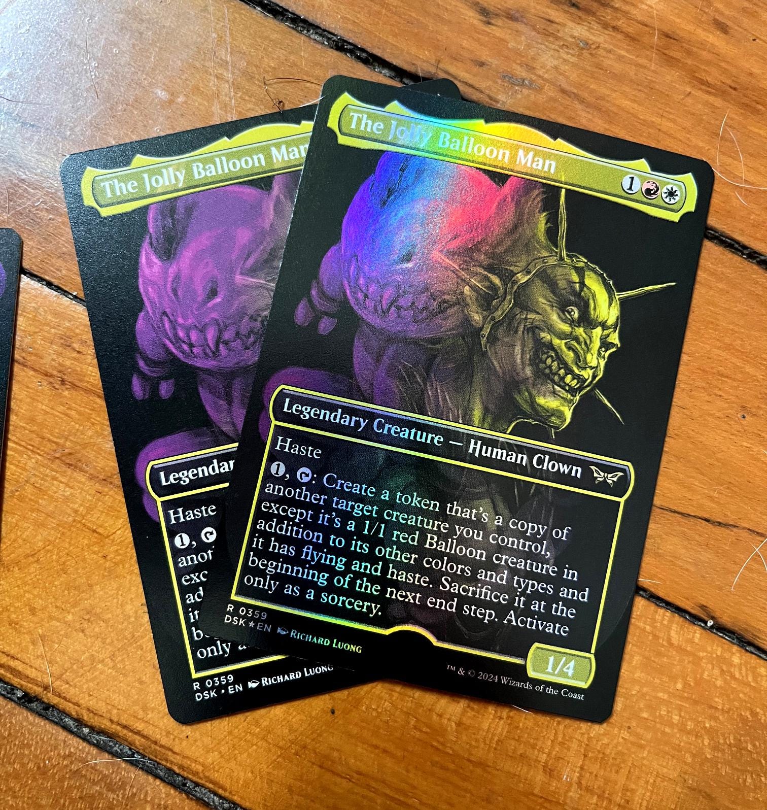 The Jolly Balloon Man Showcase - Magic the Gathering Artist Proof Card  Signed and Painting - Etsy