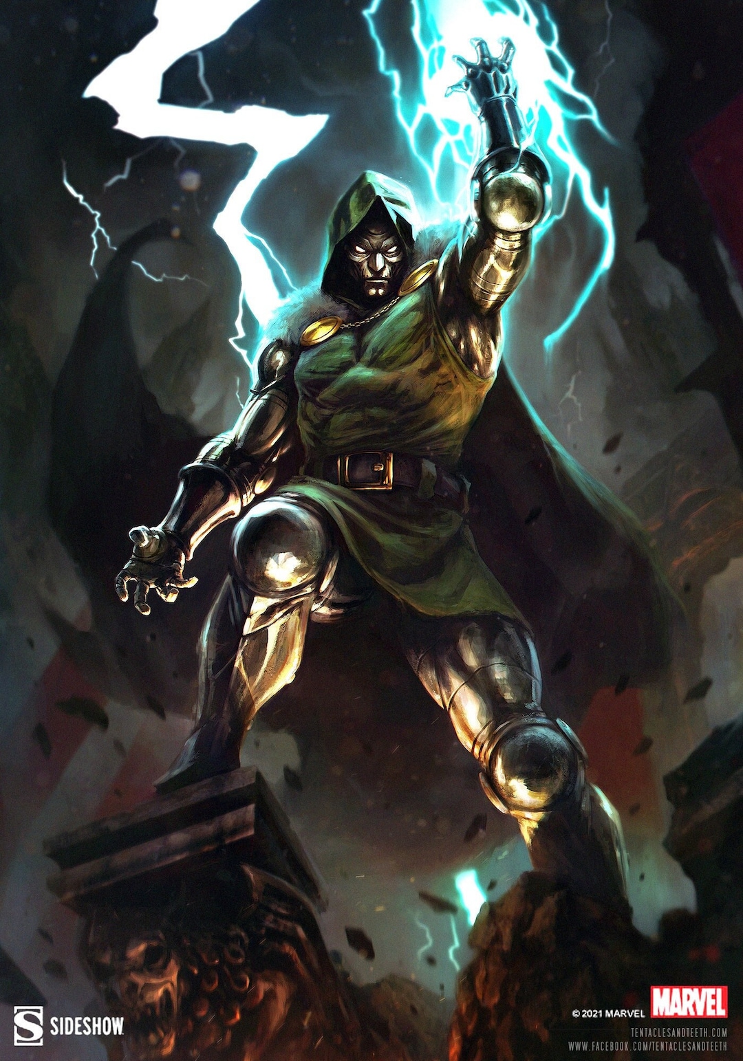 ドクター・ドゥーム公式ライセンスアーティストプルーフプリント