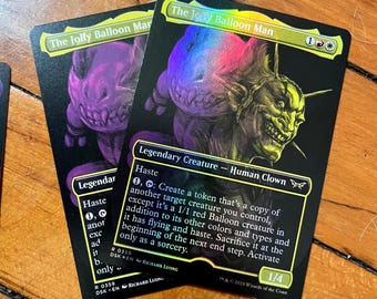 The Jolly Balloon Man Showcase - Magic the Gathering Artist Proof Card Signed