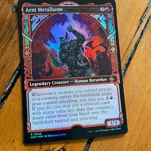 Arni Metalbrow Showcase - Magic the Gathering Artist Proof Karte signiert
