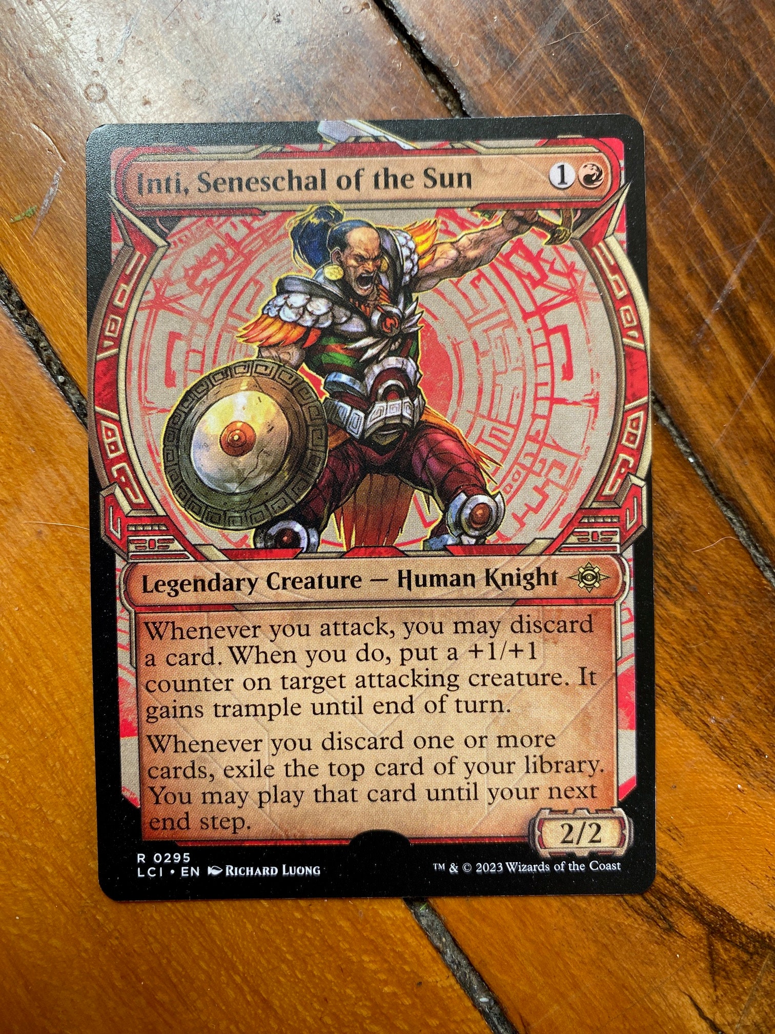 Inti, Seneschal of the Sun Showcase - Magic the Gathering Artist