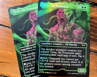 Tyvar Kell, el Pummeler: tarjeta firmada a prueba de artista de Magic the Gathering