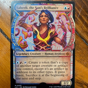 Saheeli, the Sun's Brilliance Showcase - Magic the Gathering Artist Proof Karte signiert