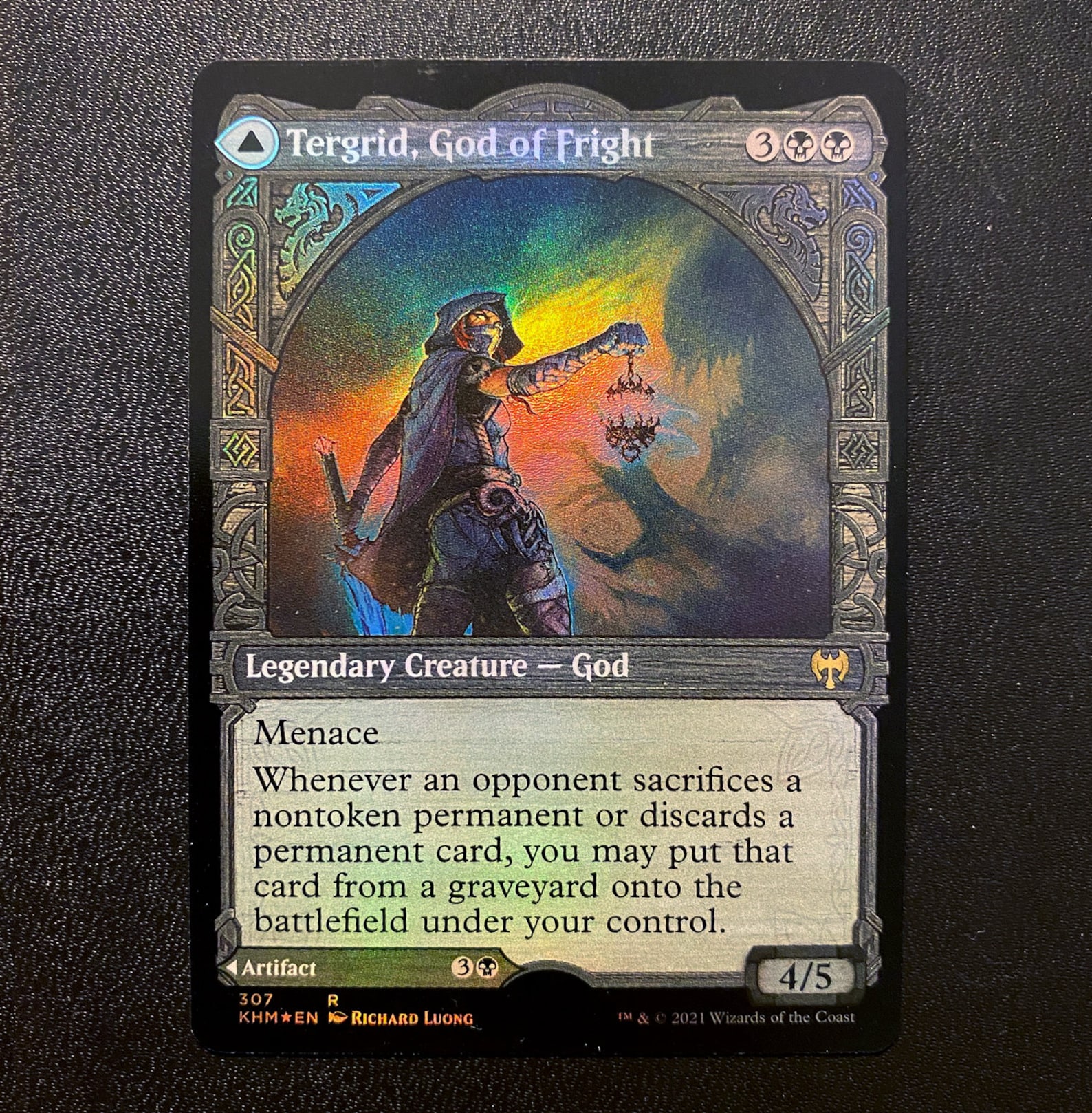 Tergrid God of Fright Showcase Magic the Gathering Artist Etsy